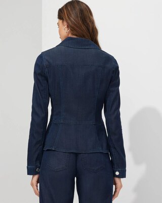 Outlet WHBM Tencel Peplum Jacket