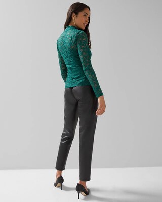 Lace Turtleneck