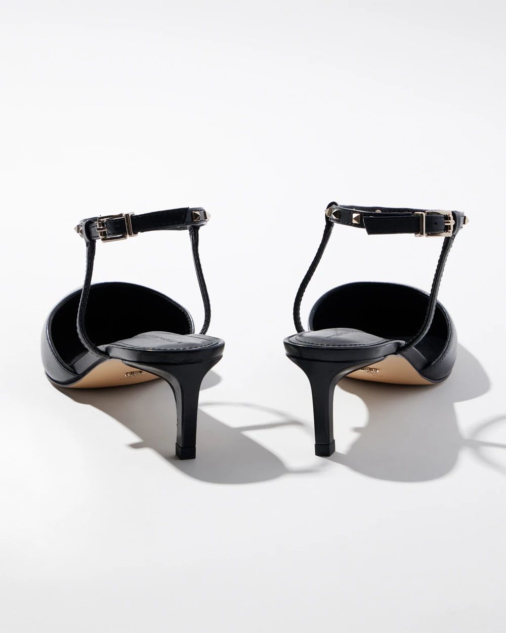 Studded Strap Heel