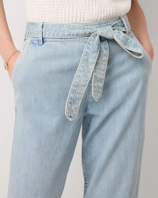 Petite High Rise Tapered Ankle Featherweight Jean click to view larger image.
