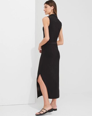 Outlet WHBM Sleeveless Utility Midi Dress