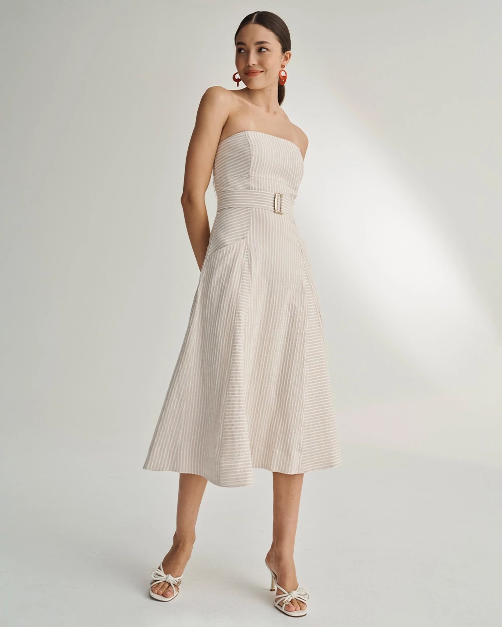 black market white dress Polka Dot Halter Mini With 3D Rose Sale Dresses | White House