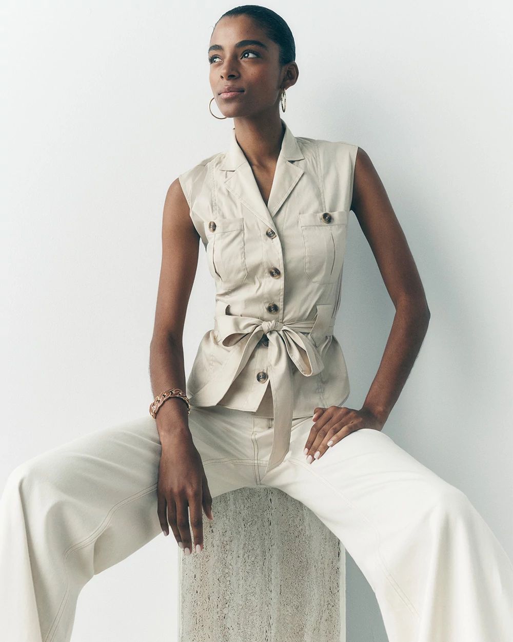 Belted Utility Shirt