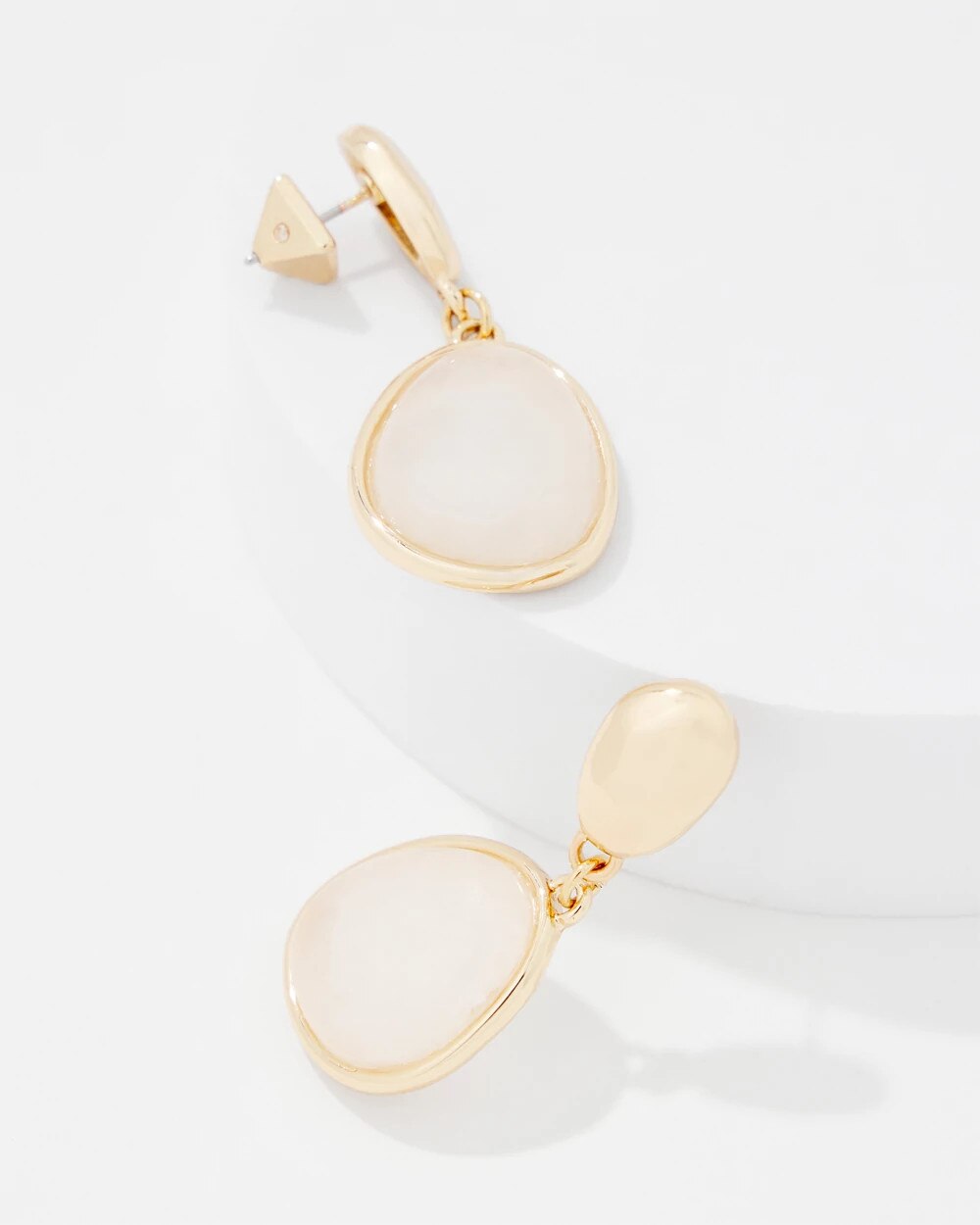 Quartz Drop Earrings - image 3