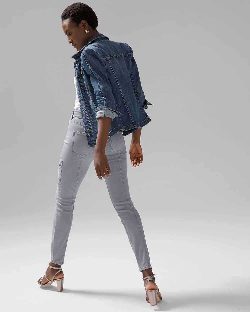 High-Rise Everyday Soft Denim  Skinny Jeans click to view larger image.
