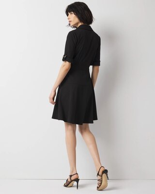 Crepe Shirt Dress click to view larger image.