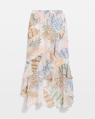 Ruffle Wrap Skirt
