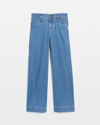 Mid-Rise Wide Leg Jean click to view larger image.
