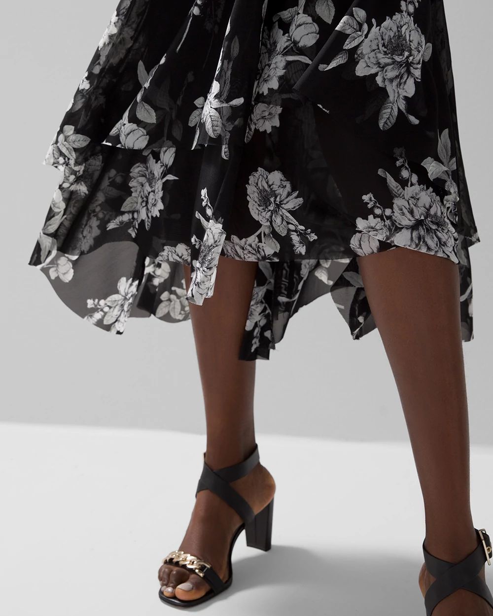Mesh Wrap Skirt