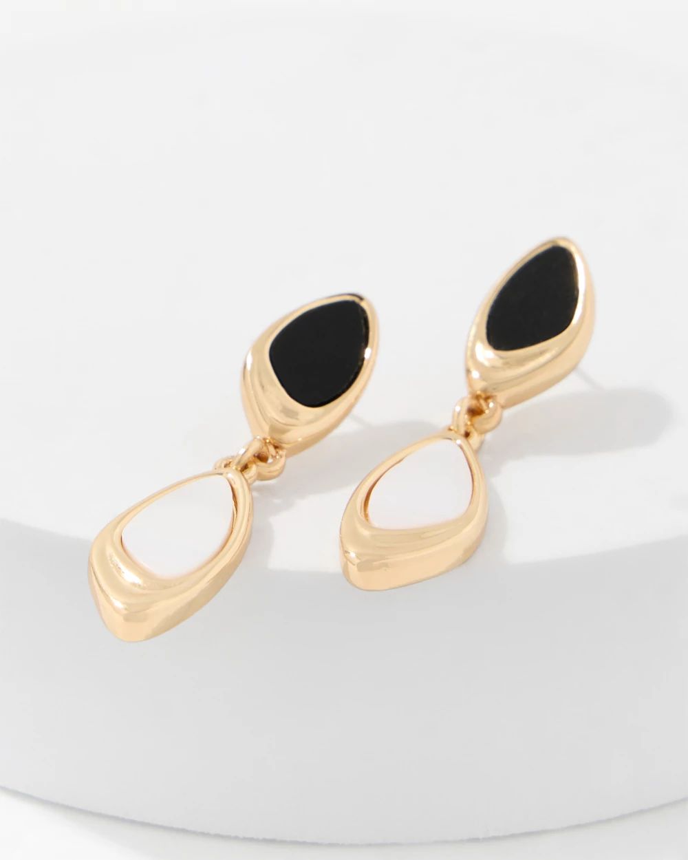 Mother of Pearl Linear Earrings