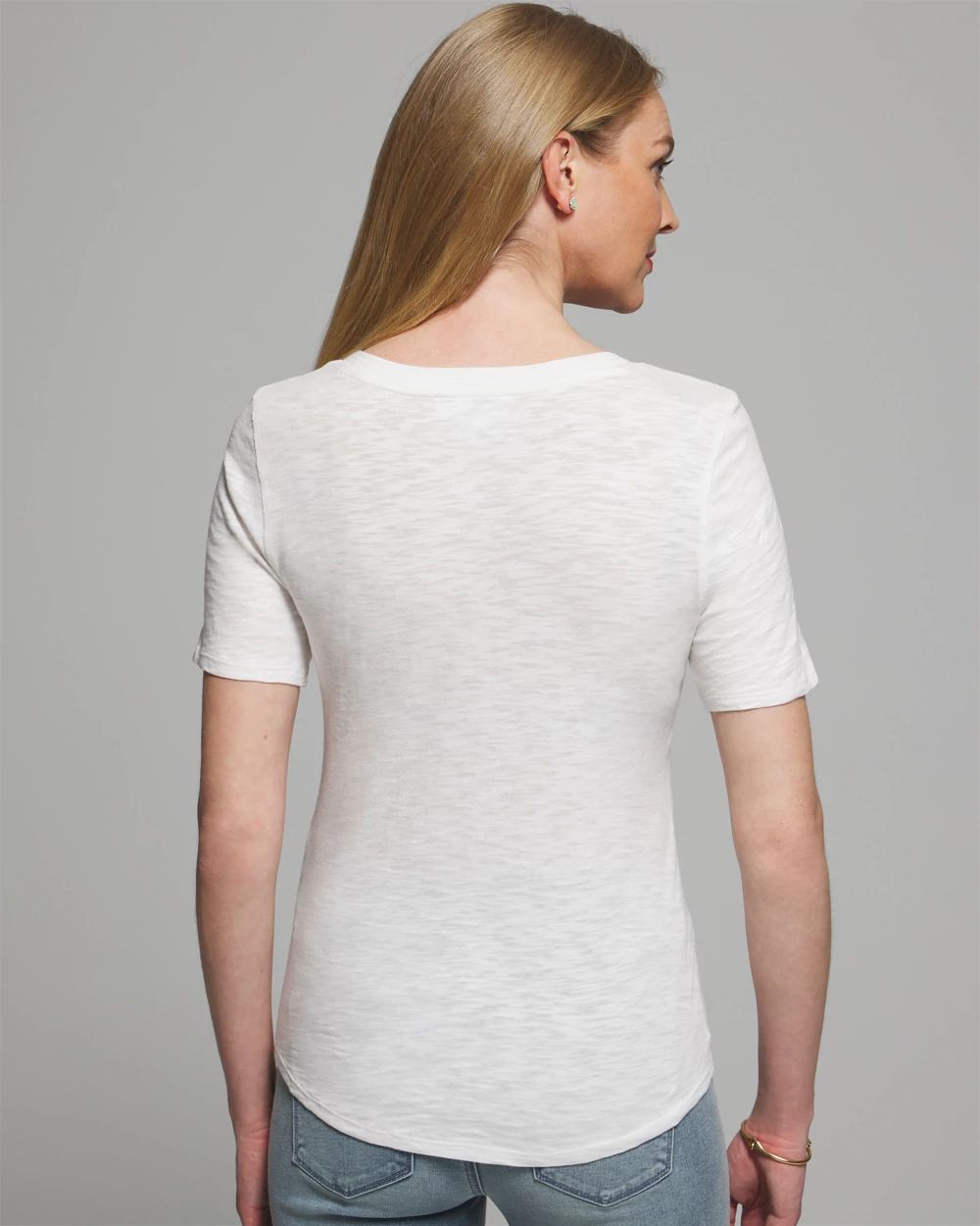 Outlet WHBM V-Neck Foundation Tee