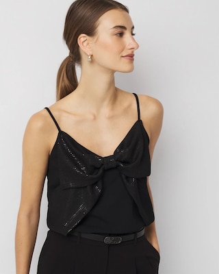 Sequin Bow Top