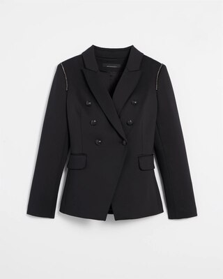 WHBM® Petite Embellished Studio Blazer click to view larger image.