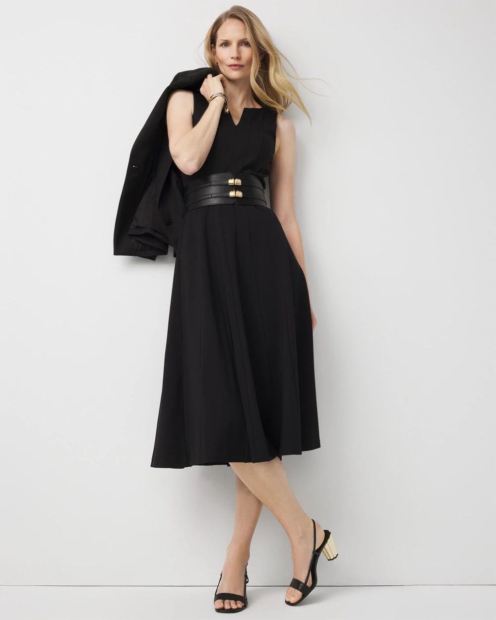 Ponte Midi Dress click to view larger image.