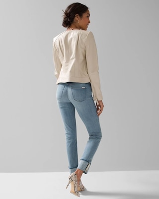Mid-Rise Everyday Soft Denim™ Slim Chain Cuff Jeans click to view larger image.