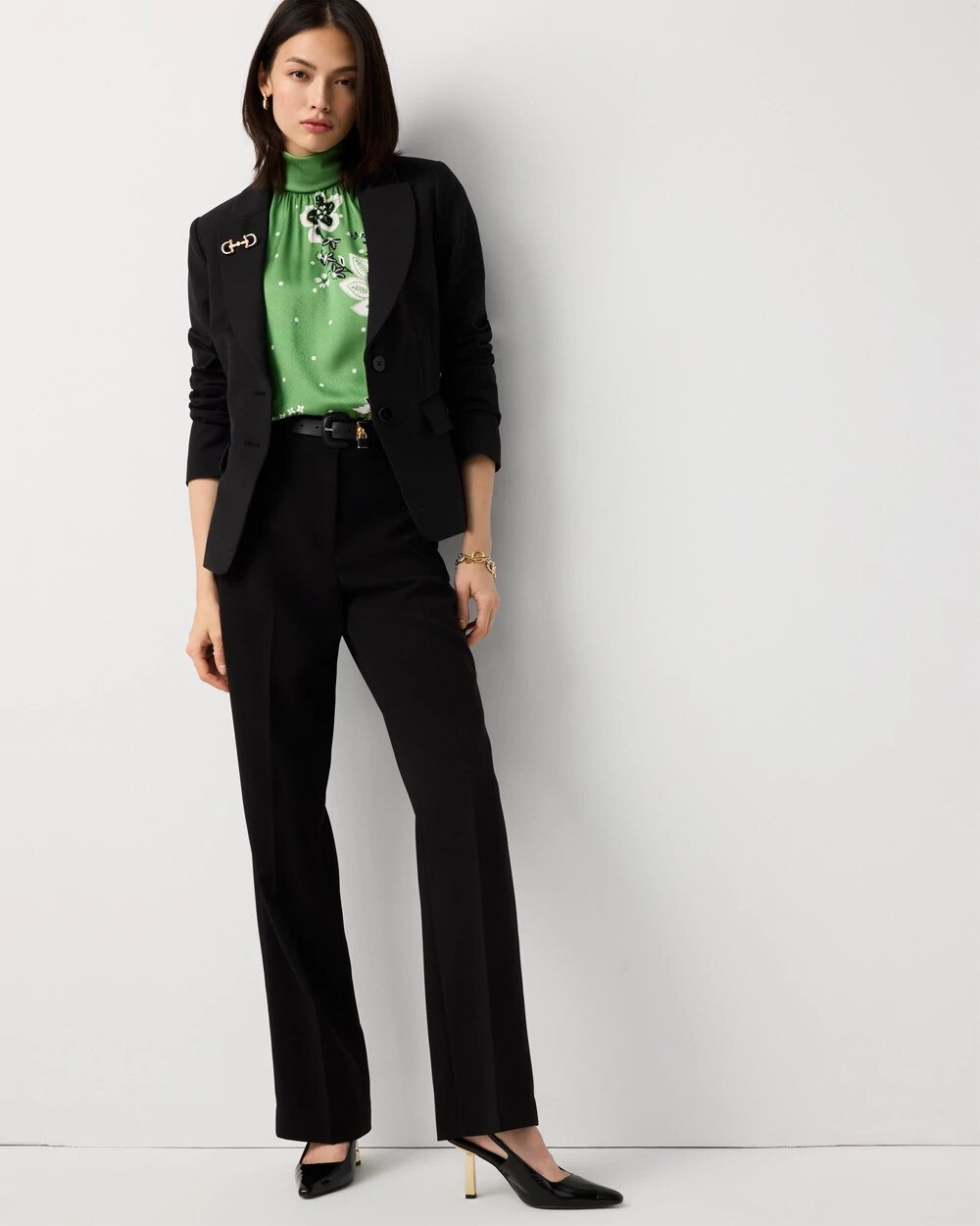 Bow Back Satin Halter Blouse - image 2