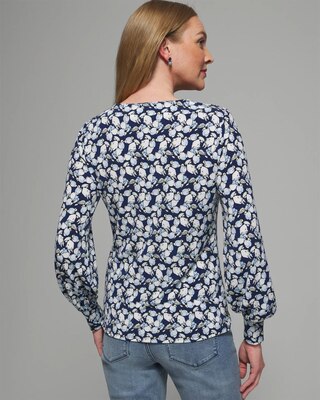 Outlet WHBM Notch Neck Top