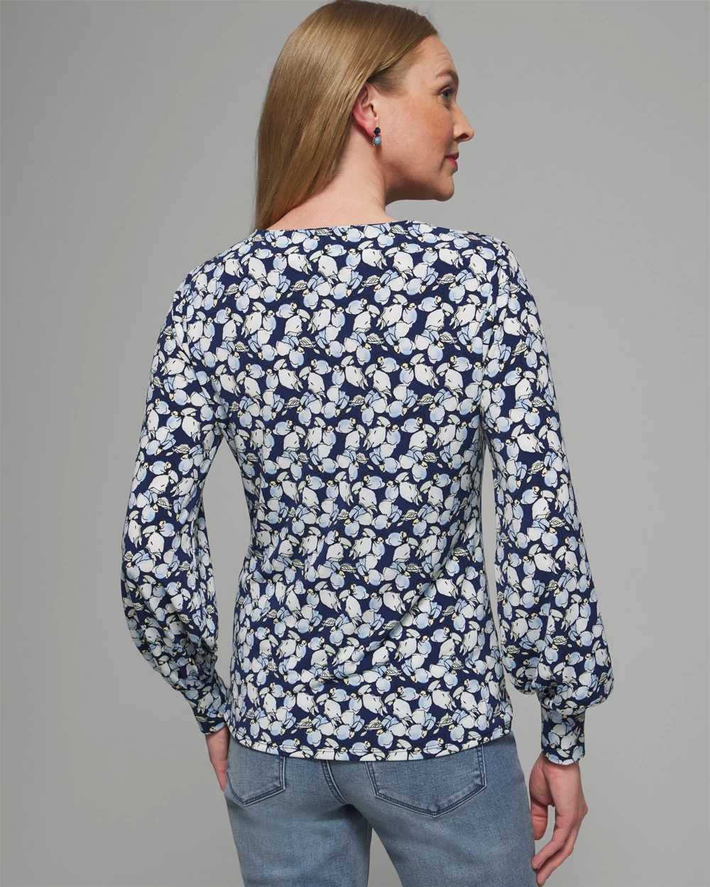 Outlet WHBM Notch Neck Top click to view larger image.