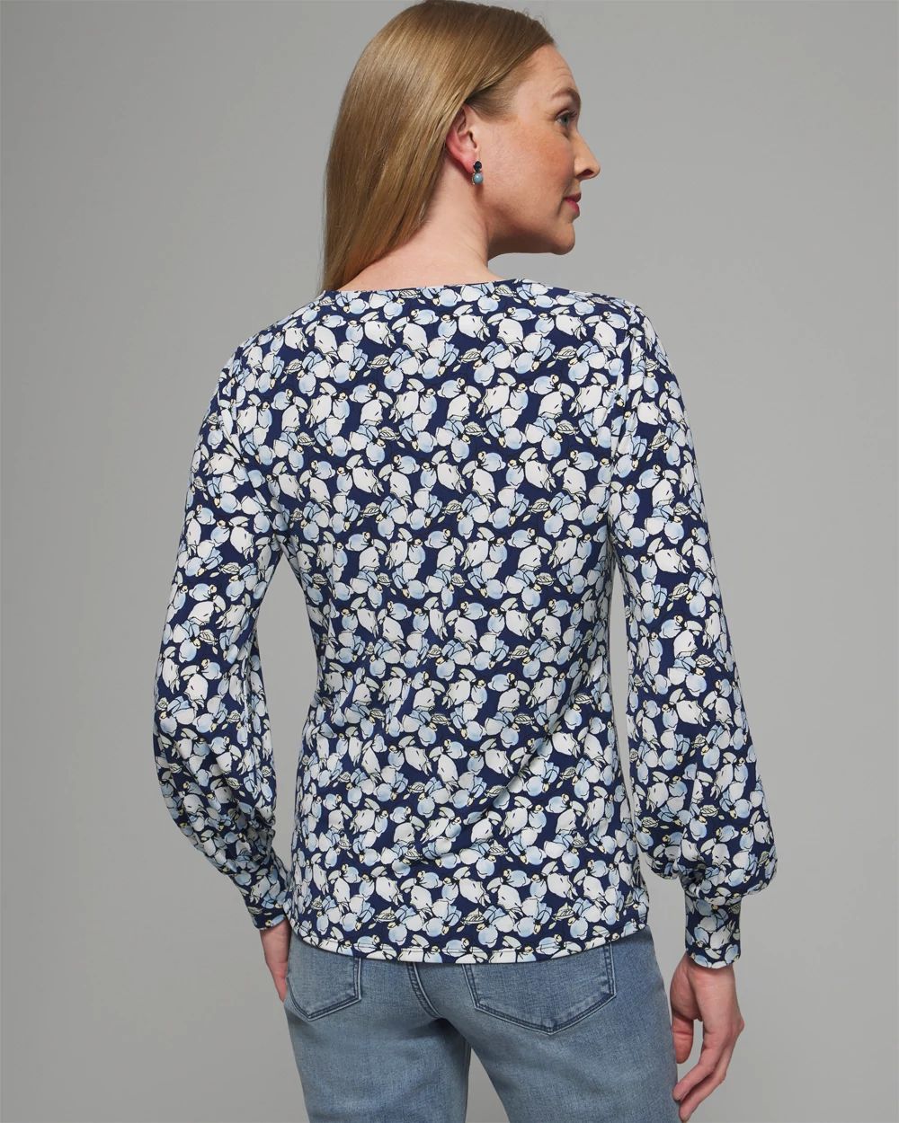 Outlet WHBM Notch Neck Top