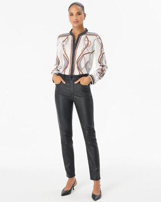 Petite Coated High-Rise Skinny Ankle Jeans