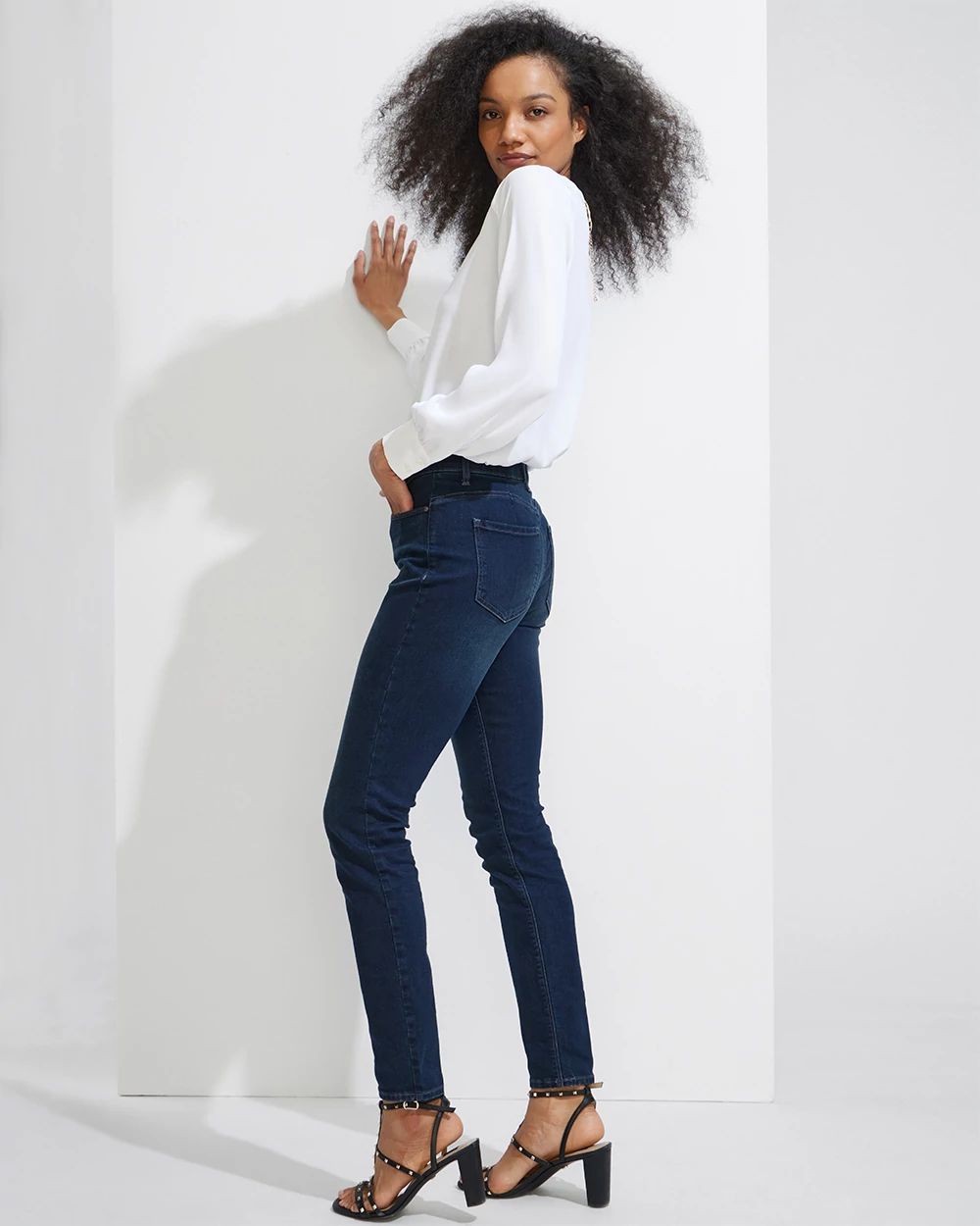 Outlet WHBM High-Rise Essential Slimmer® Skinny Jeans