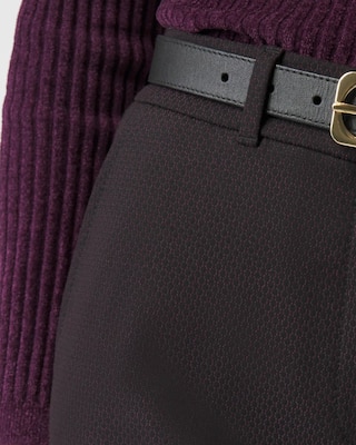 WHBM® Elle Slim Ankle Jacquard Pant click to view larger image.