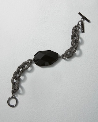Hematite+Jet Bracelet