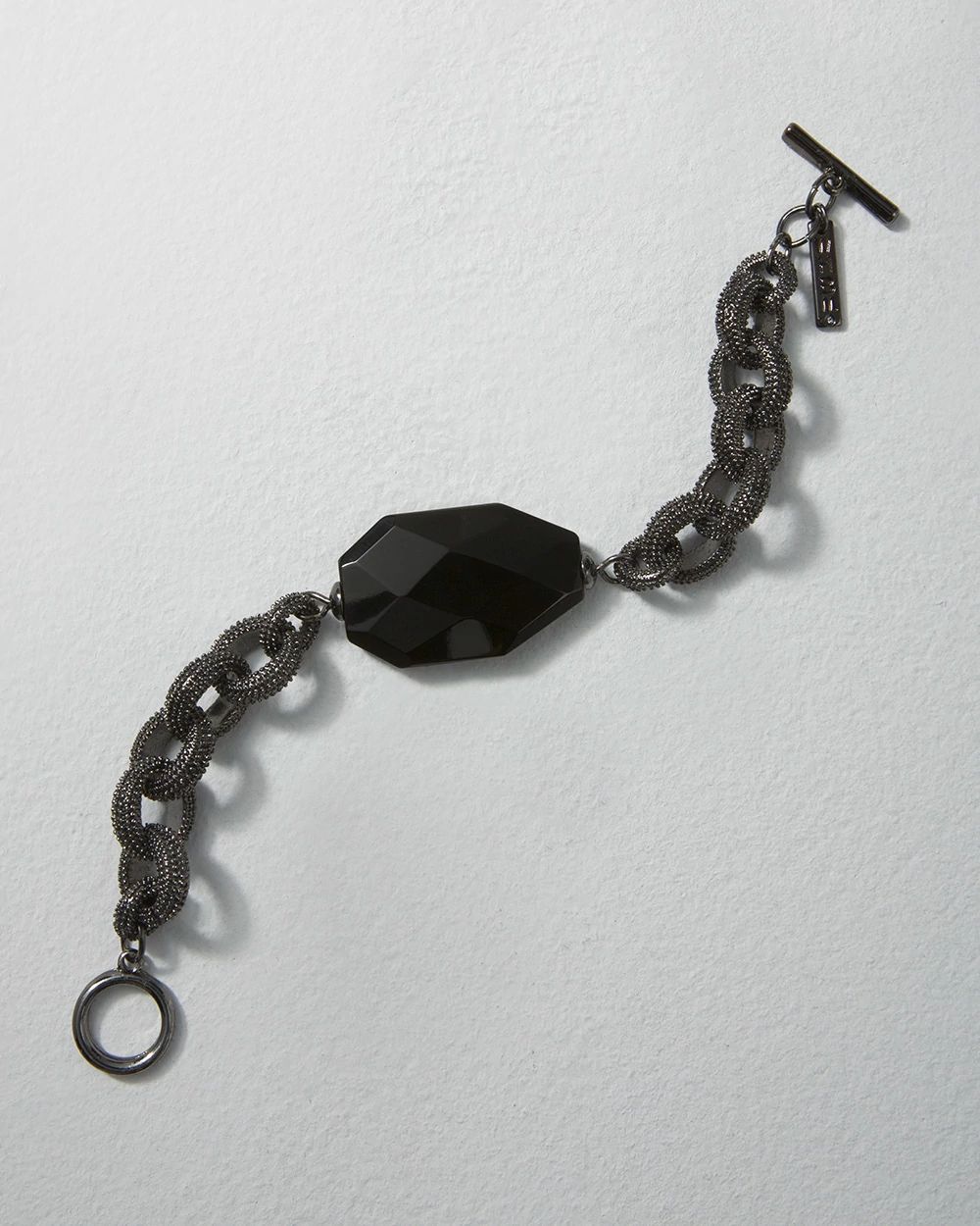 Hematite+Jet Bracelet