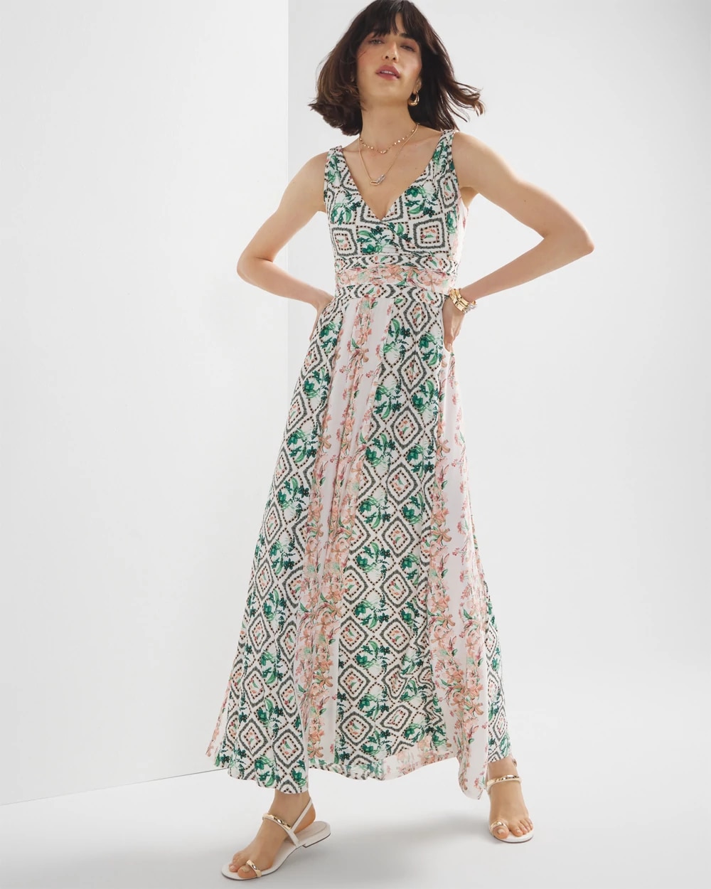 Printed Maxi Dress