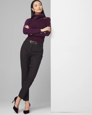 Chenille Button Sleeve Pullover click to view larger image.