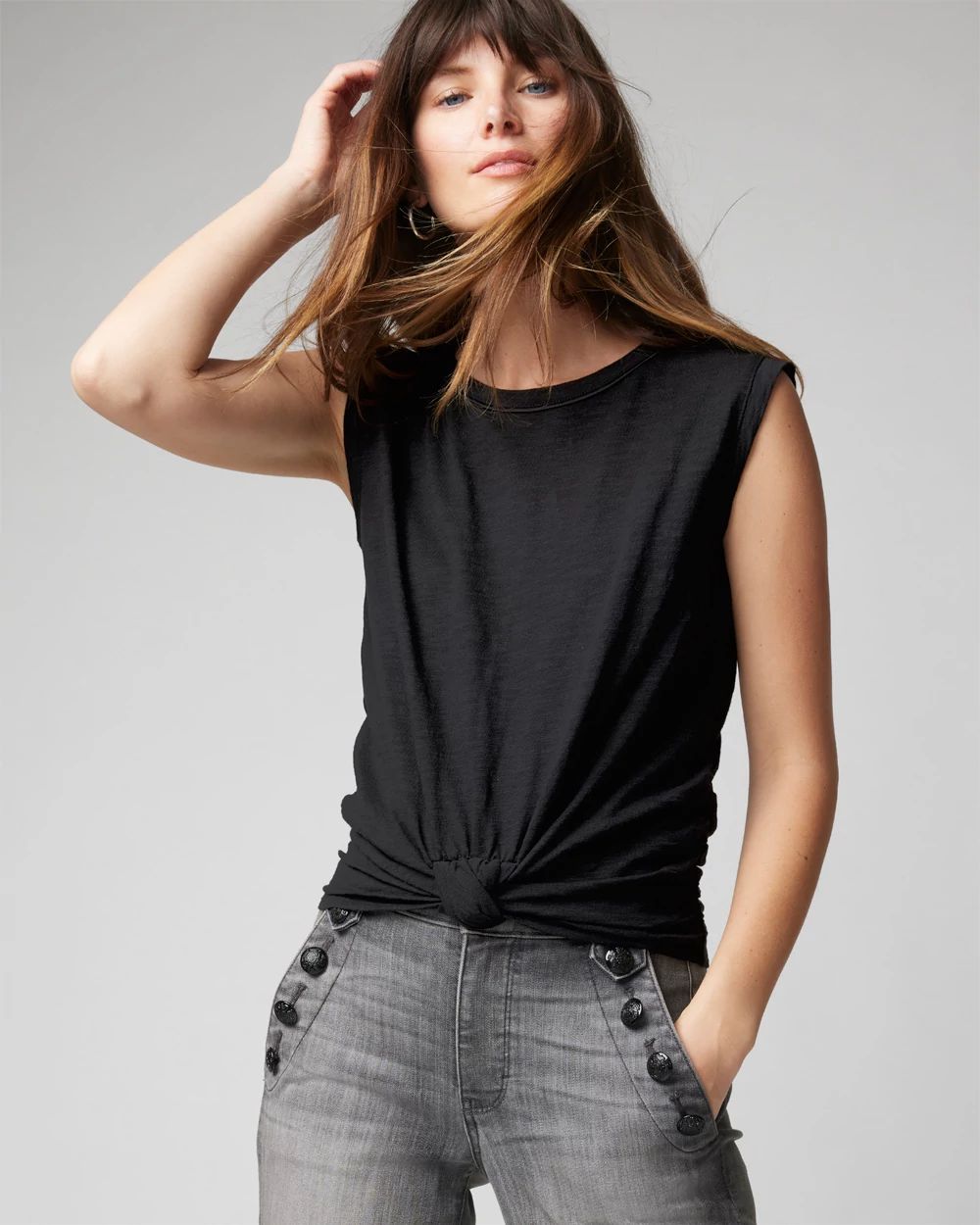 Twist-Front Tee