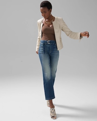 Extra High-Rise Everyday Soft Denim™ Wide Leg Crop Jeans