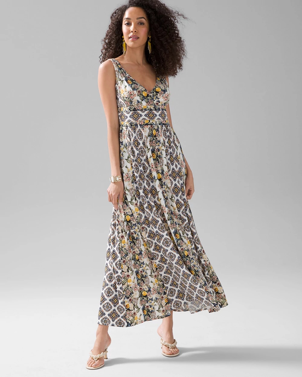 Printed Maxi Dress