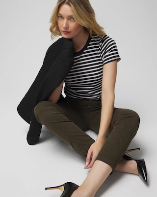 High-Rise Pret-A-Jet Slim Ankle Pants click to view larger image.