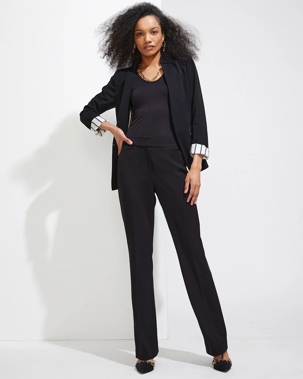 Outlet WHBM Seasonless Slim Bootcut Pants