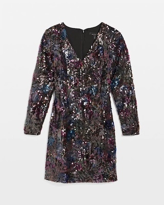 Sequin Sheath Dress click to view larger image.