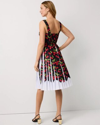 Pleated Midi Dress click to view larger image.