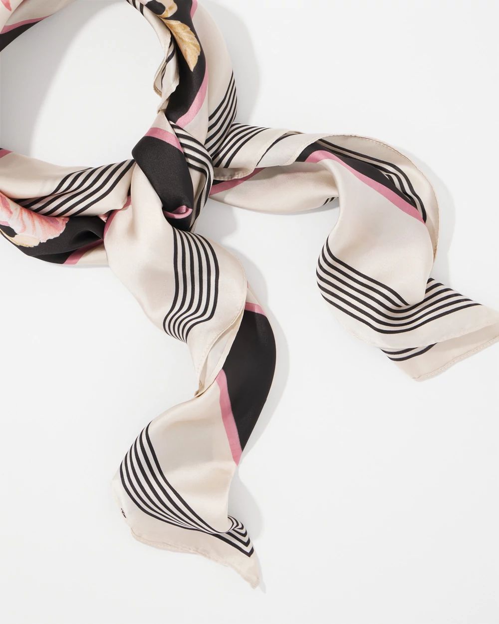 Floral Square Scarf click to view larger image.