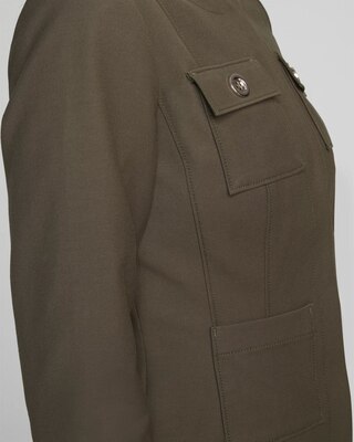 Outlet WHBM Long Sleeve Collarless Jacket