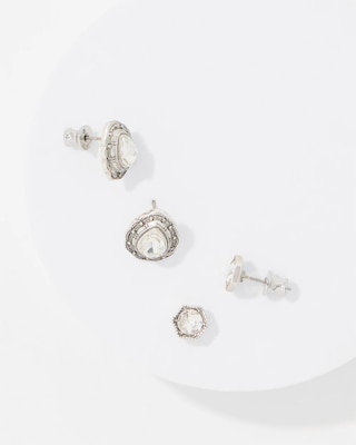 Set of Two Stud Earrings click to view larger image.