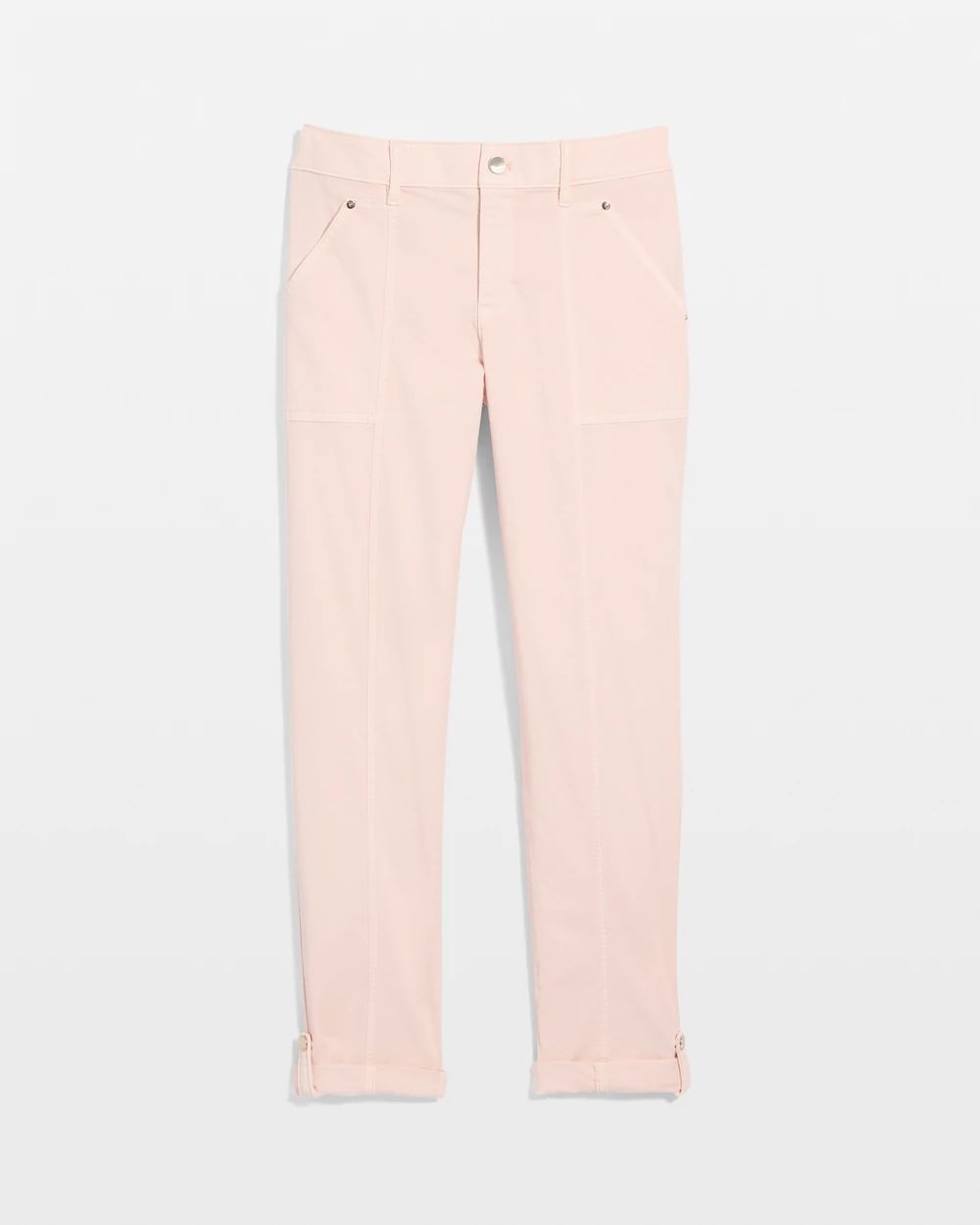 Petite Mid-Rise Pret Crop Pant