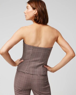 Plaid Bustier