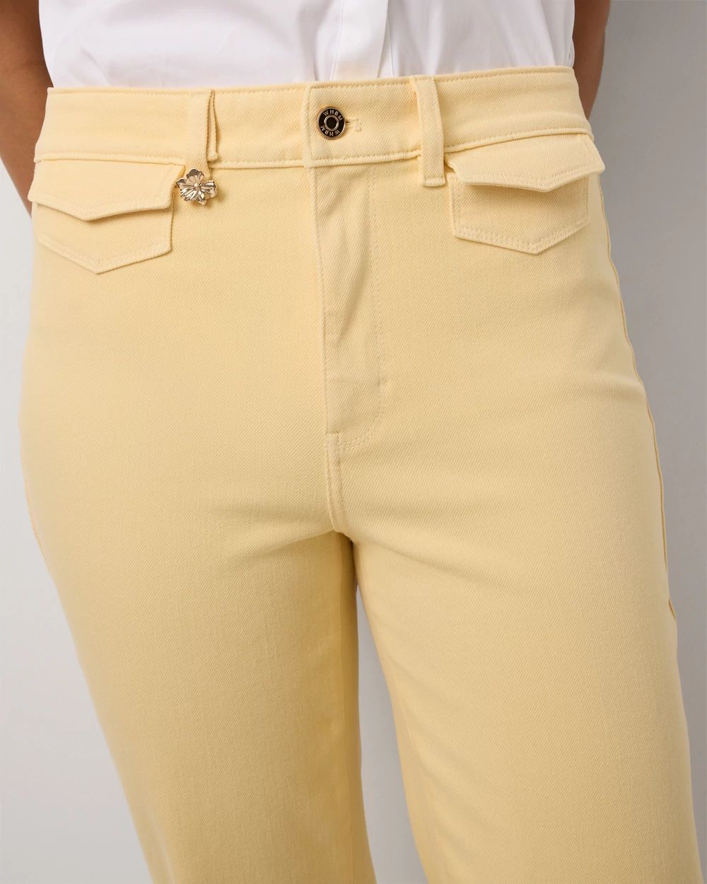 Petite Pret Extra High Rise Straight Pant