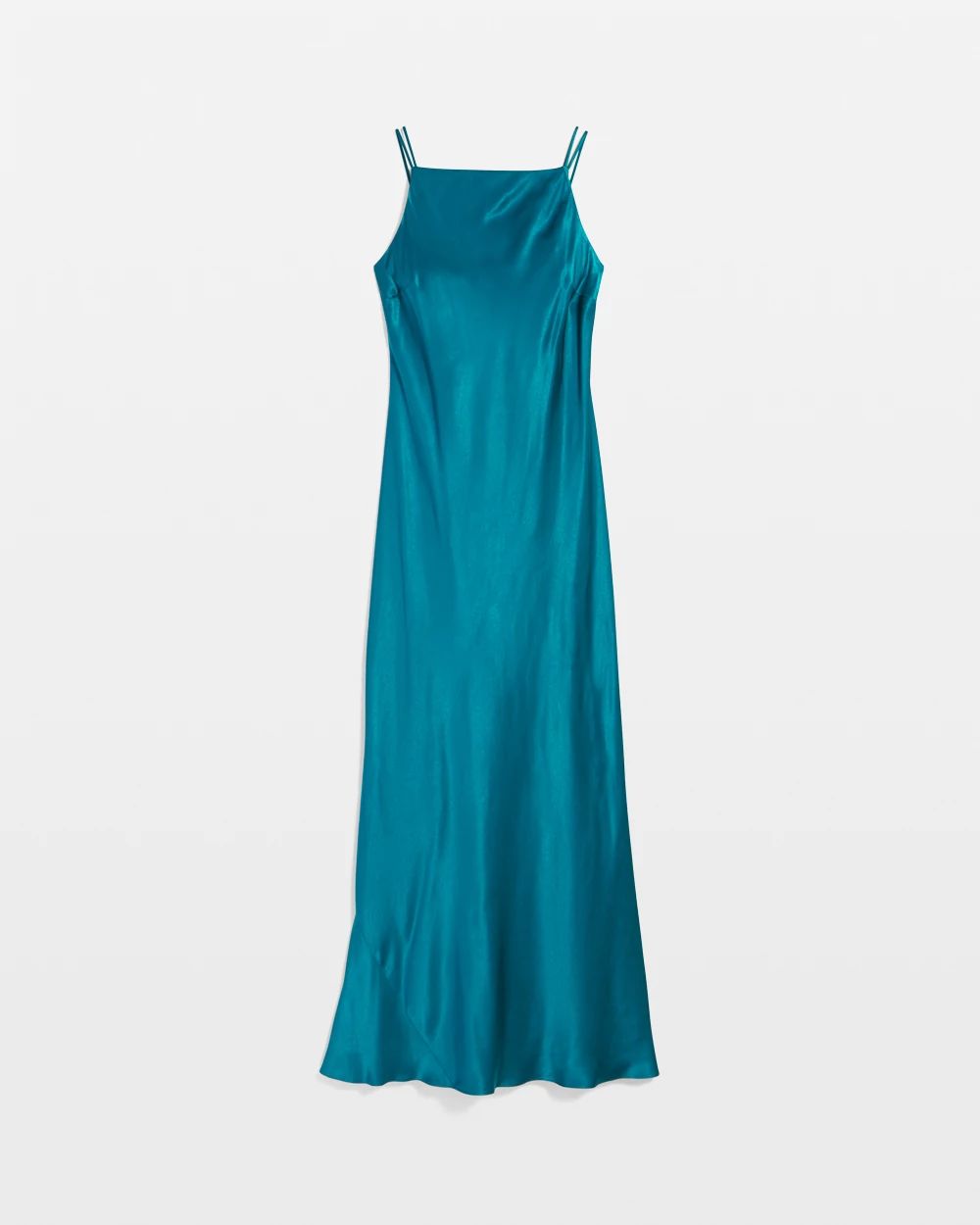 Square Neck Satin Slip Dress