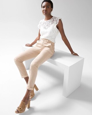 High-Rise Pret-A-Jet Slim Ankle Pants click to view larger image.