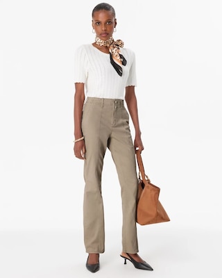 Pret Seamed High-Rise Bootcut Pant click to view larger image.