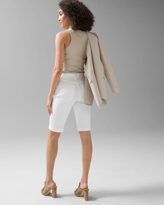 High-Rise Bermuda Shorts