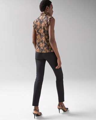 Sleeveless Ruffle Shell