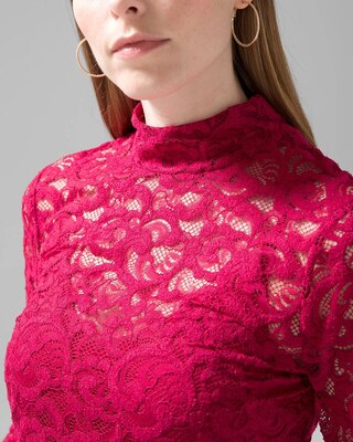 Lace Turtleneck