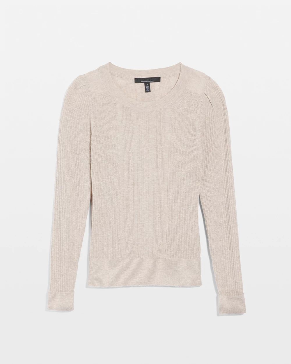 Cashmere Blend Crewneck Sweater click to view larger image.